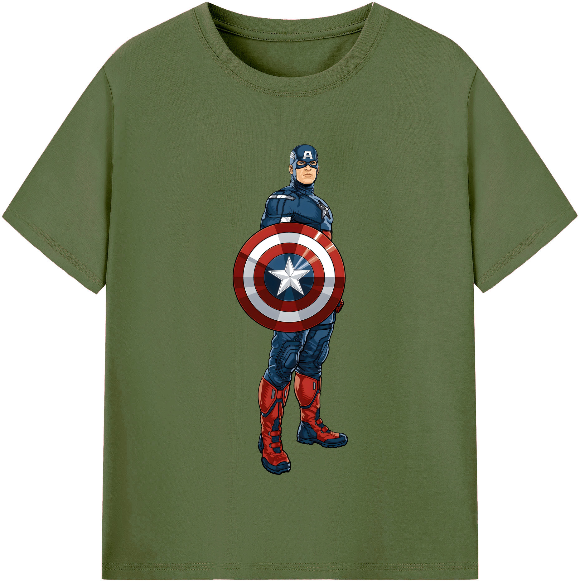 （画像用） アベンジャーズ The Avengers 綿100％半袖Tシャツ（フロントプリント）